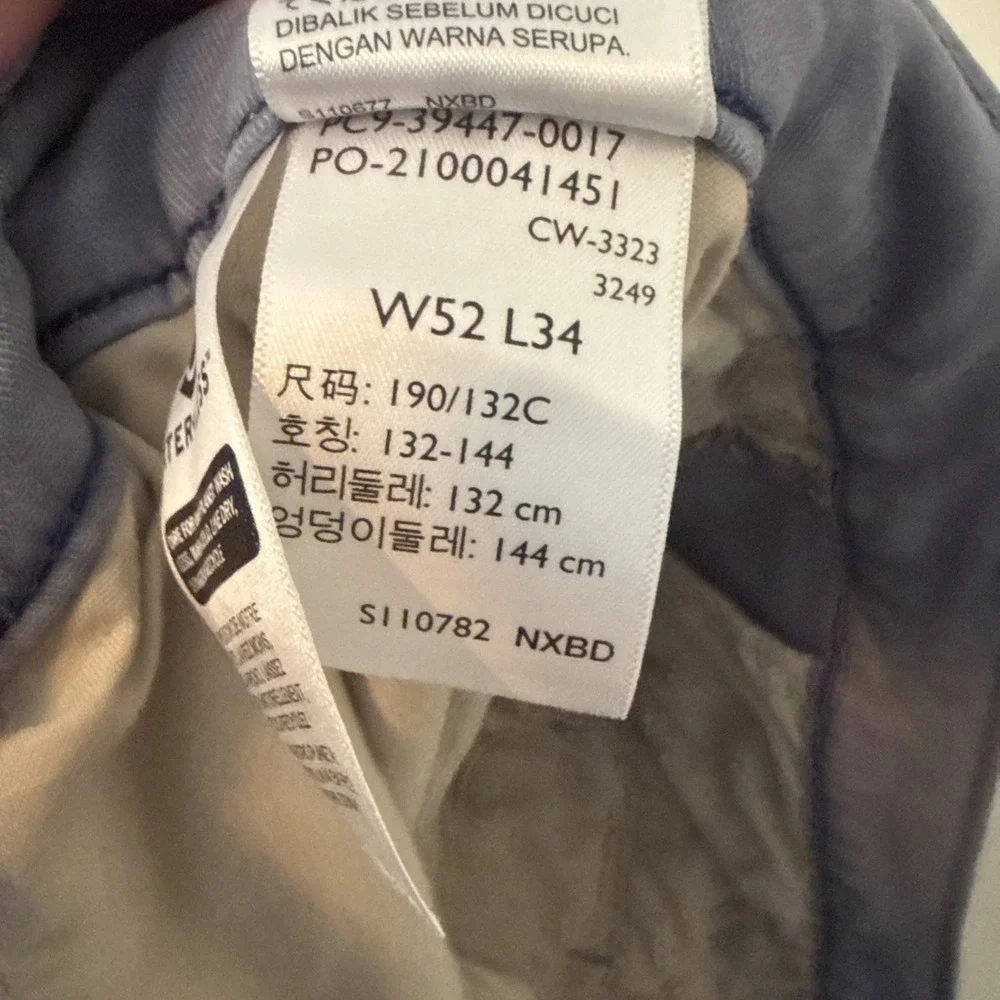 Levi's XX Chino Pants Men's 52X31 Blue Standard Taper ‎ (big & Tall)